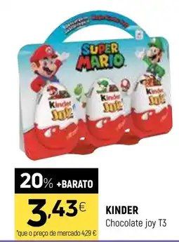 Coviran Kinder Chocolate joy T3 promoção