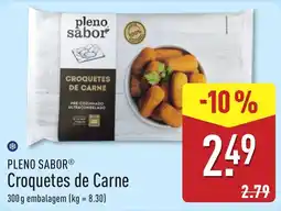 ALDI Pleno sabor croquetes de carne promoção