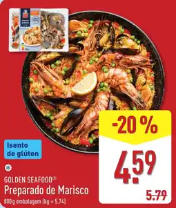 ALDI golden seafood preparado de marisco promoção