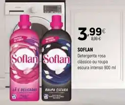 Coviran Soflan Detergente rosa clássico ou roupa escura intenso promoção
