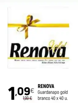 Coviran Renova guardanapo gold branco promoção