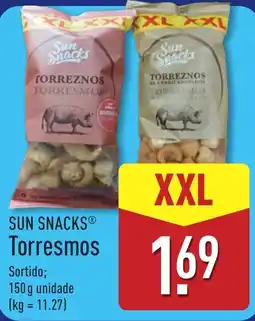 ALDI Sun Snacks Torresmos promoção