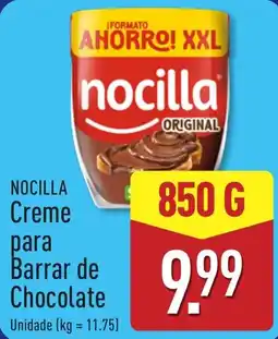 ALDI Nocilla creme para barrar de chocolate promoção