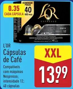 ALDI L'OR Cápsulas de Café promoção