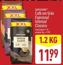 ALDI Barissimo café em grão espresso/intenso/clássico promoção