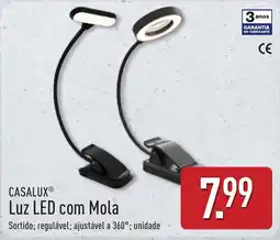 ALDI Casalux luz led com mola promoção