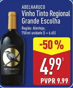 ALDI Abelharuco Vinho Tinto Regional Grande Escolha promoção