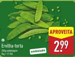 ALDI Ervilha-torta promoção