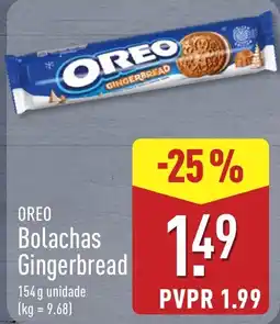 ALDI Oreo bolachas gingerbread promoção