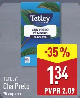 ALDI Tetley Chá Preto promoção