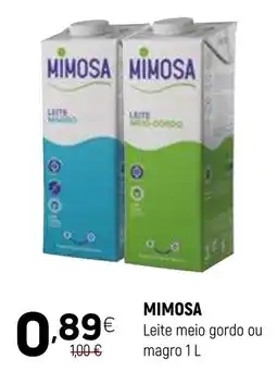 Coviran Mimosa leite meio gordo ou magro promoção