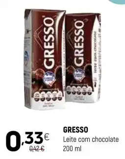 Coviran Gresso leite com chocolate promoção