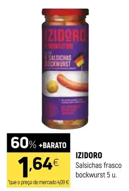 Coviran Izidoro Salsichas frasco bockwurst promoção