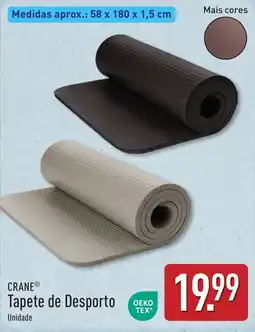 ALDI Crane tapete de desporto promoção