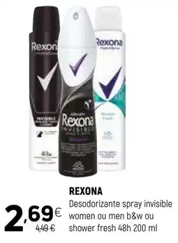 Coviran Rexona promoção