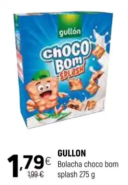 Coviran Gullon bolacha choco bom splash promoção