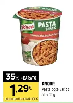 Coviran Knorr pasta pote varios promoção