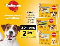 Coviran Pedigree Alimento húmido cão saquetas promoção