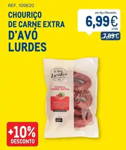 Makro Chouriço de carne extra d'avó lurdes promoção