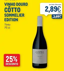 Makro Vinho douro cotto sommelier edition promoção