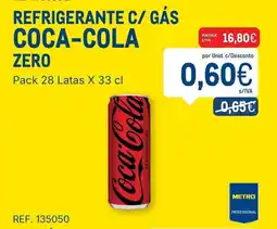 Makro Refrigerante c/ gás coca-cola zero promoção