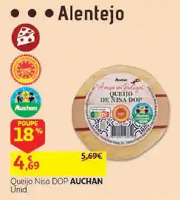 Auchan Queijo Nisa DOP Auchan promoção