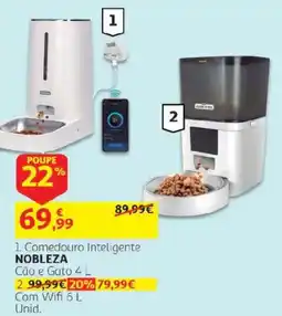 Auchan Comedouro inteligente nobleza promoção