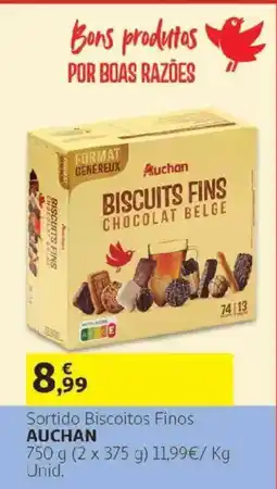 Auchan Biscoitos Finos Auchan promoção