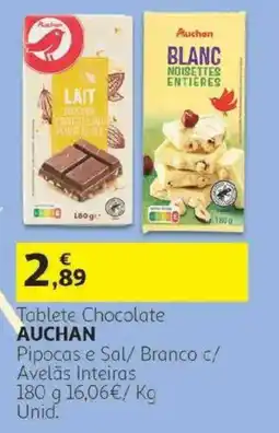 Auchan Tablete chocolate auchan promoção