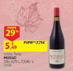 Auchan Vinho Tinto Musgo promoção