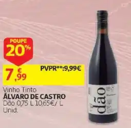Auchan Vinho Tinto Álvaro de Castro promoção