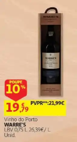 Auchan Vinho do Porto Warre's promoção