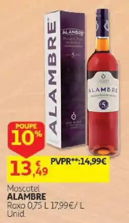 Auchan Moscatel alambre roxo promoção