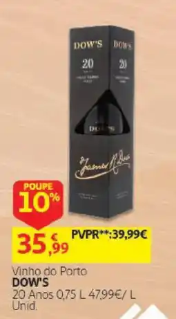 Auchan Vinho do Porto Dow's promoção