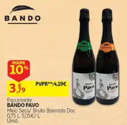 Auchan Espumante Bando Pavo promoção