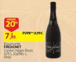 Auchan Espumante freixenet cordon negro bruto promoção