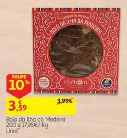 Auchan Bolo da Ilha da Madeira chabom promoção