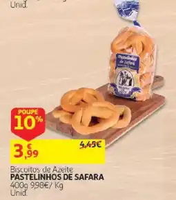 Auchan Biscoitos de Azeite Pastelinhos de Safara promoção