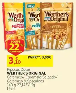 Auchan Pipocas Doces Werther's Original promoção