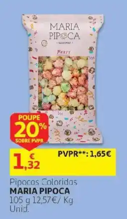 Auchan Pipocas coloridas maria pipoca promoção
