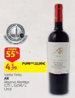 Auchan Vinho tinto ar promoção