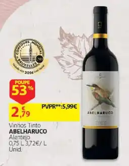 Auchan vinhos tinto abelharuco promoção