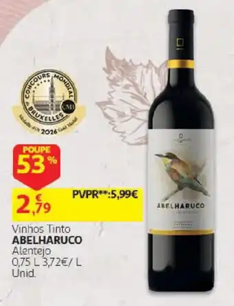 Vinhos tinto abelharuco