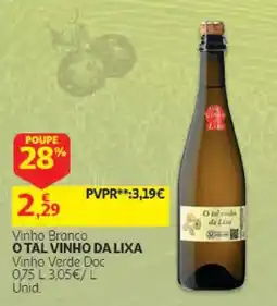 Auchan O tal vinho da lixa promoção