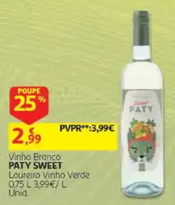 Auchan Vinho Branco Paty Sweet promoção