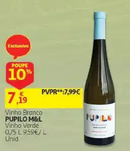 Auchan vinho branco pupilo m&l promoção
