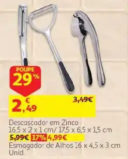 Auchan Descascador em zinco promoção