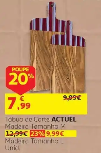 Tábua de Corte ACTUEL