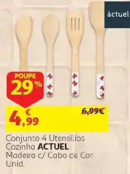 Auchan Conjunto 4 utensílios cozinha actuel promoção
