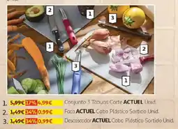 Auchan Conjunto 3 Tábuas Corte Actuel promoção